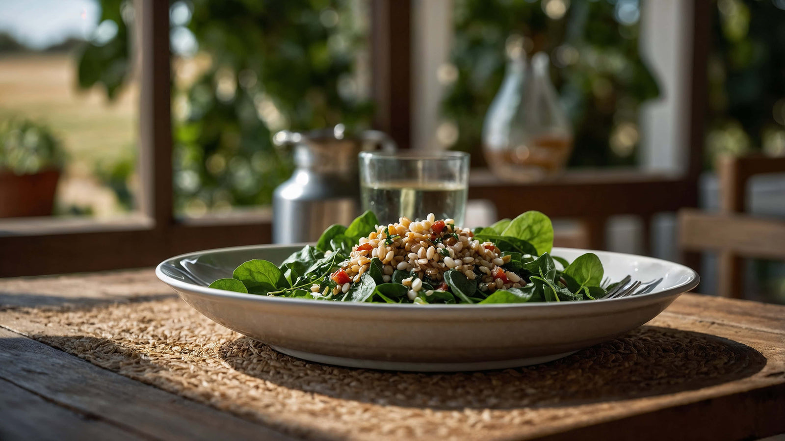 Pearled Wheat and Spinach Salad: A Nutritious Ensemble
